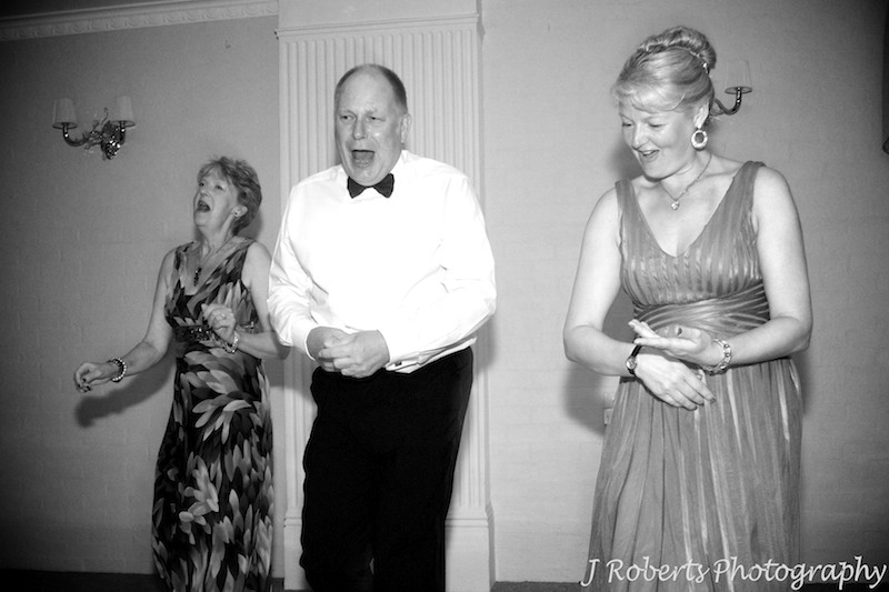 Dancing in B&W - party celebrations